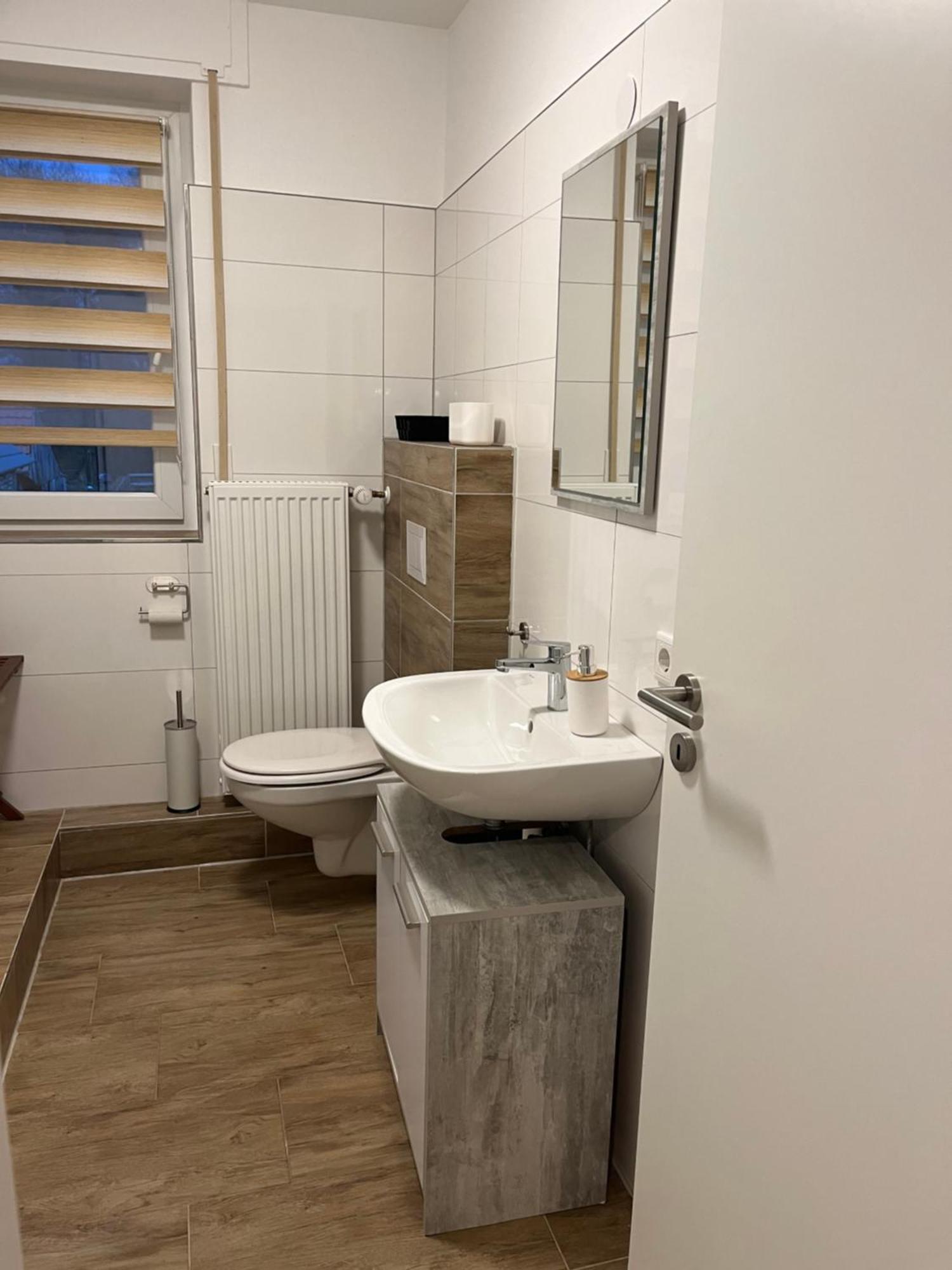 Wunderschoene Ferienwohnung Mit Balkon Auf Dem Bauernhof Greven Extérieur photo