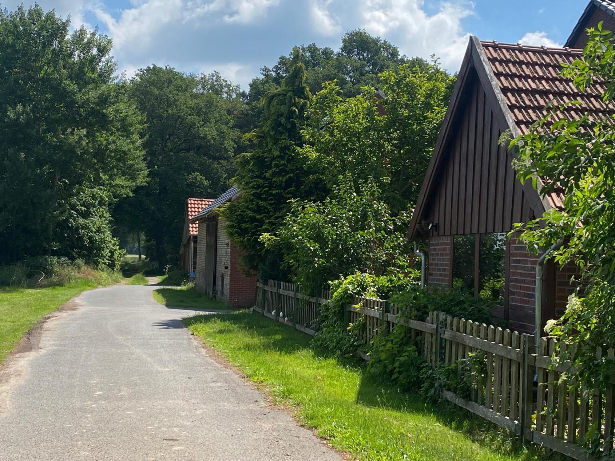 Wunderschoene Ferienwohnung Mit Balkon Auf Dem Bauernhof Greven Extérieur photo